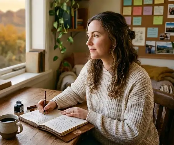 Female Journaling